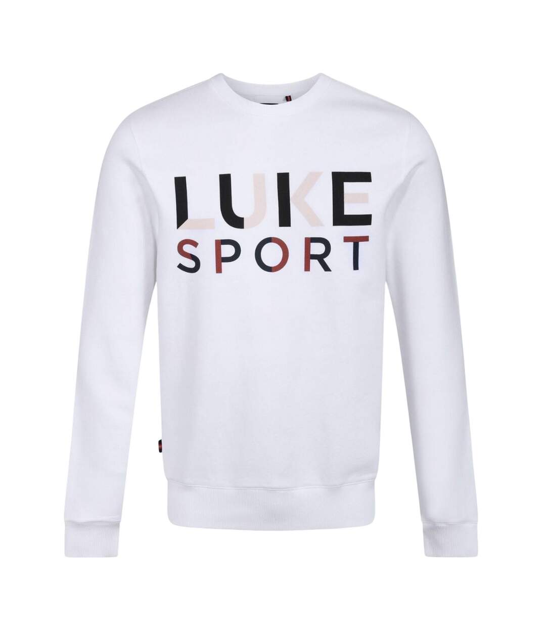 Sweat Style Texte Homme Blanc Luke 1977-1