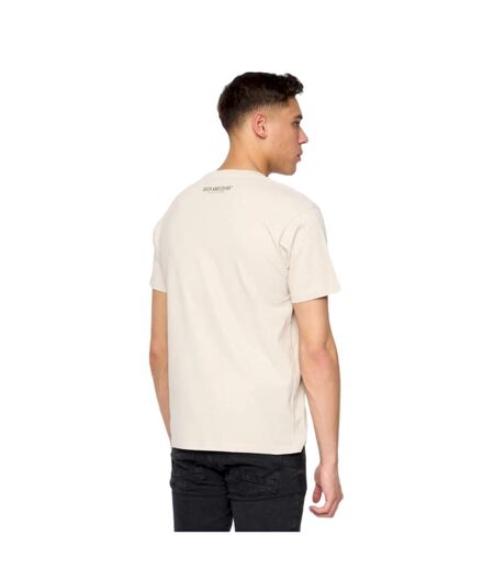 T-shirt deecee homme blanc cassé Duck and Cover