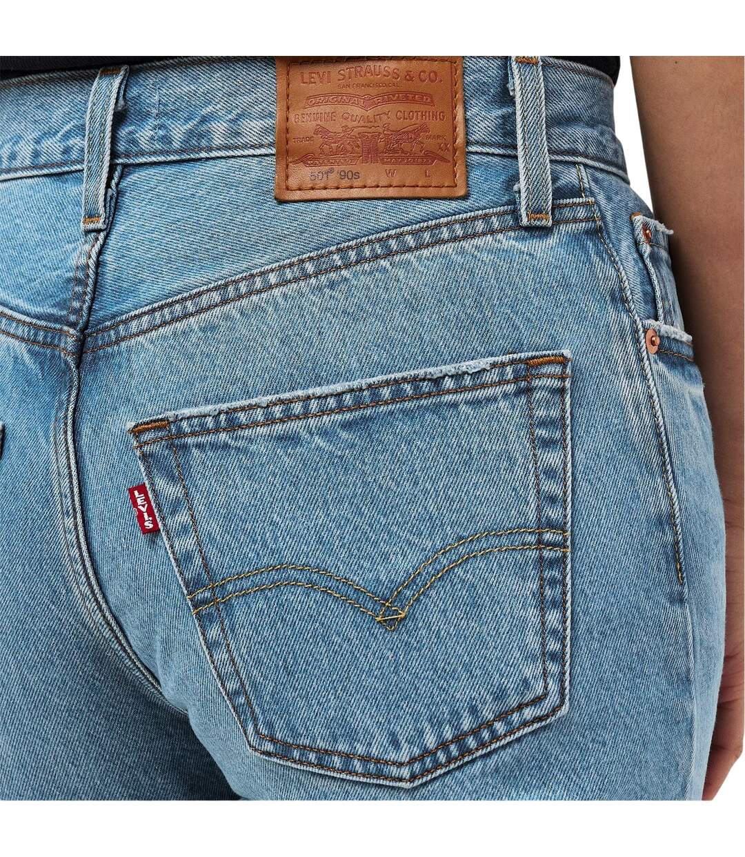 Womens/ladies 501 Loose Fit Jeans In Love W You Levis-4