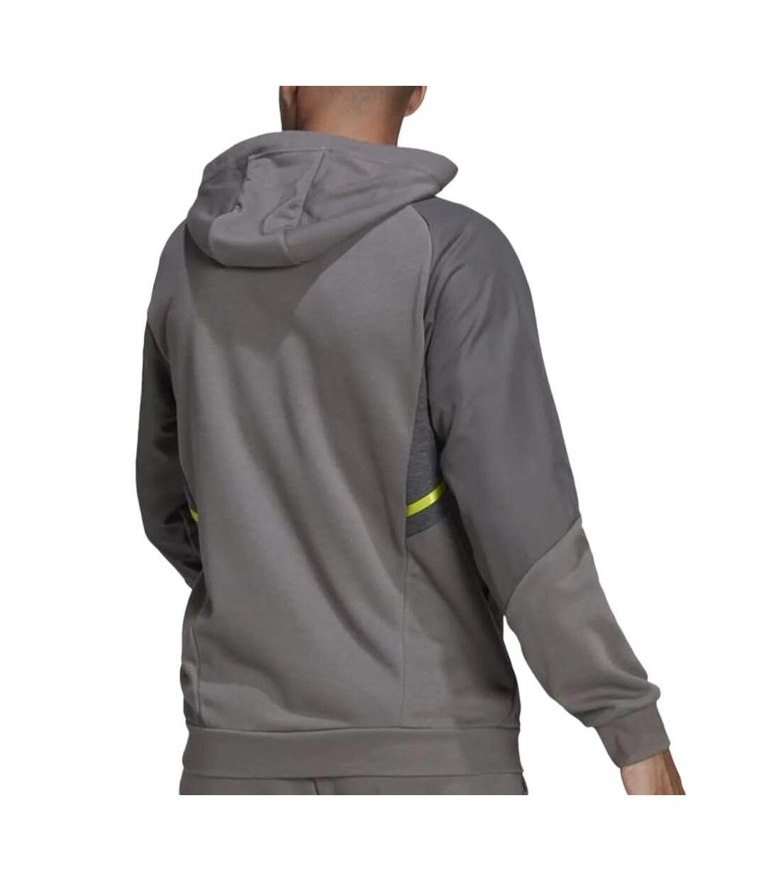 Sweat gris homme adidas con22 hoody - l-2