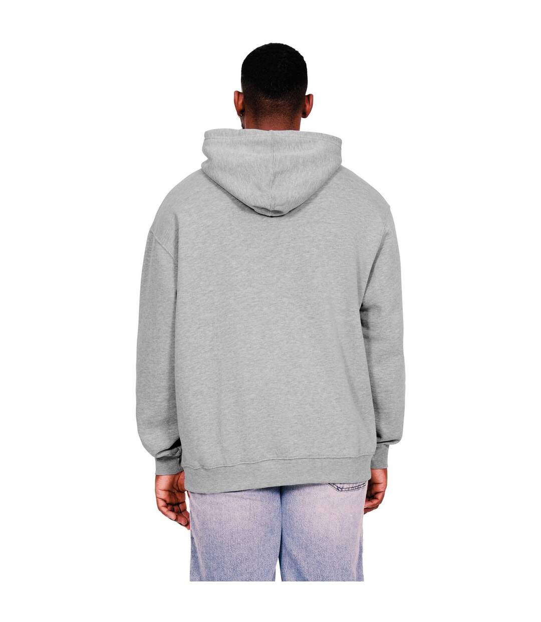 Sweat à capuche core homme gris chiné Casual Classics