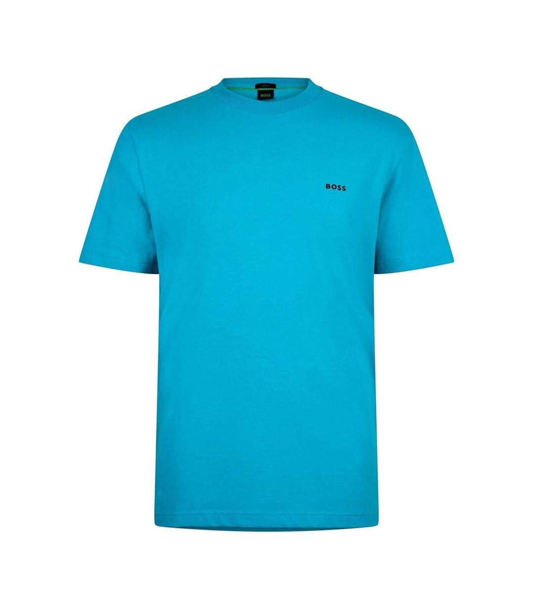 Mens Logo Regular T-shirt Pastel Blue Boss-1