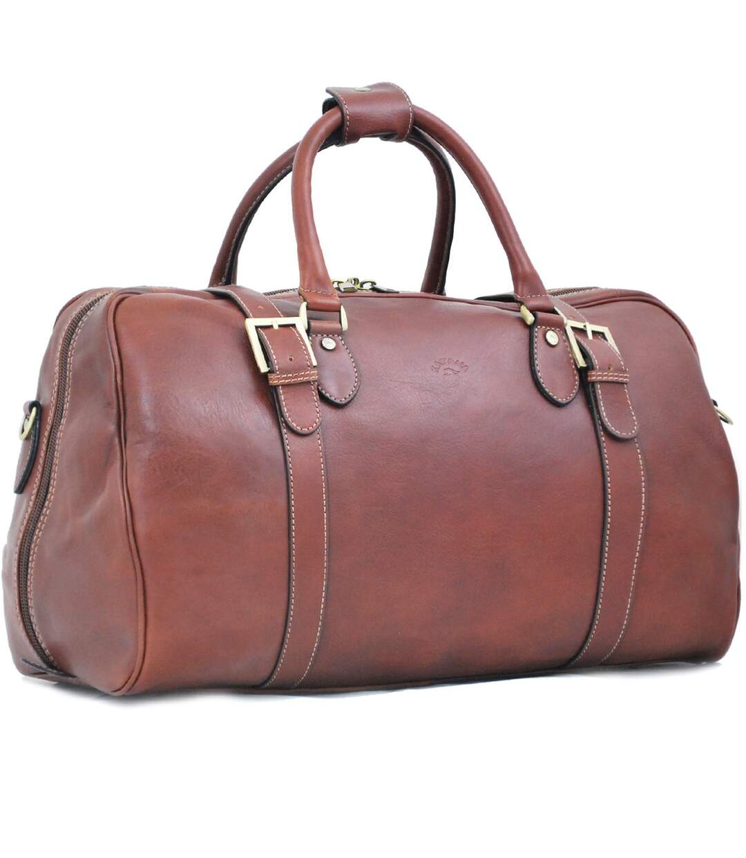 Katana - Sac de voyage en cuir 50cm - marron - 6490-1