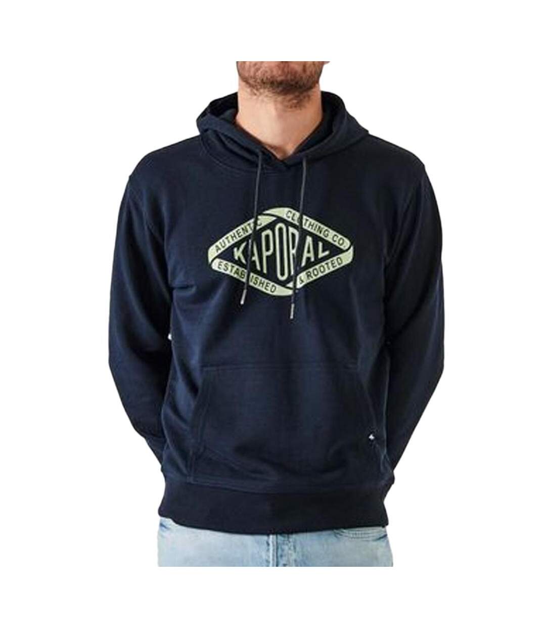 Sweat à capuche marine homme kaporal bennie-1