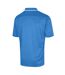 Mens performance polo shirt sky azure Island Green-2