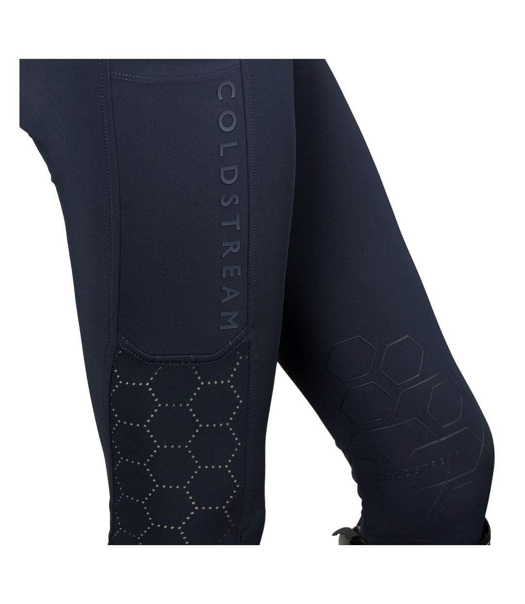 Collant d'équitation ecclaw elite compression femme noir Coldstream-2