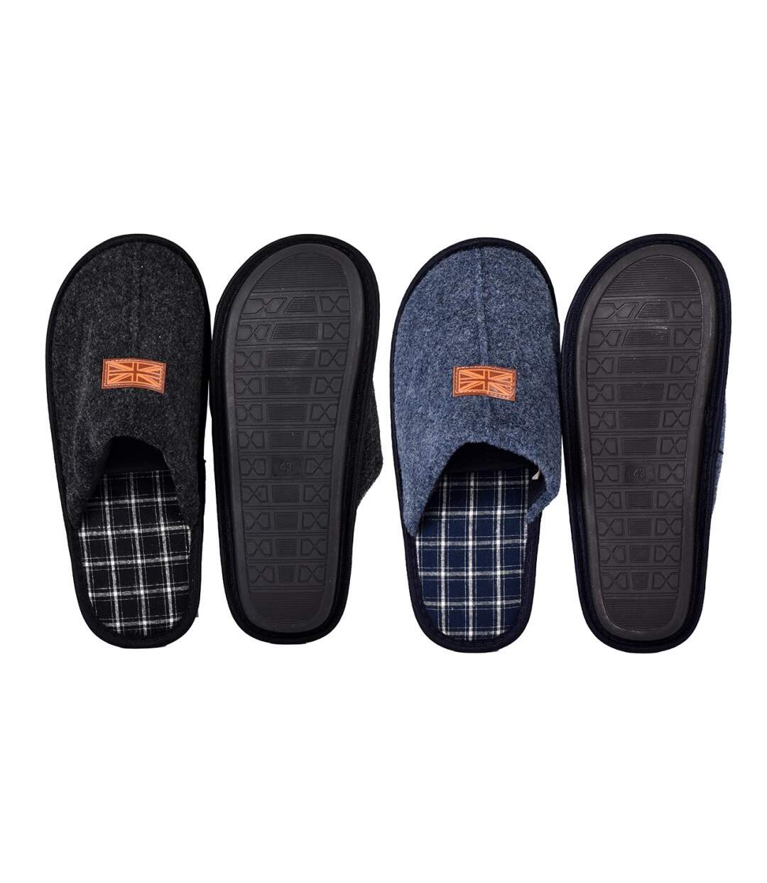 Pantoufle HOMME SUEDINE - Pack de DE-4