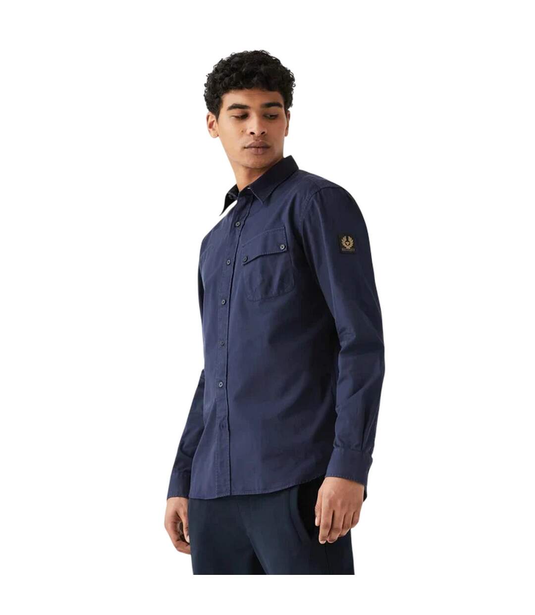 Chemise Pitch Homme Bleu Marine Sombre Belstaff-1