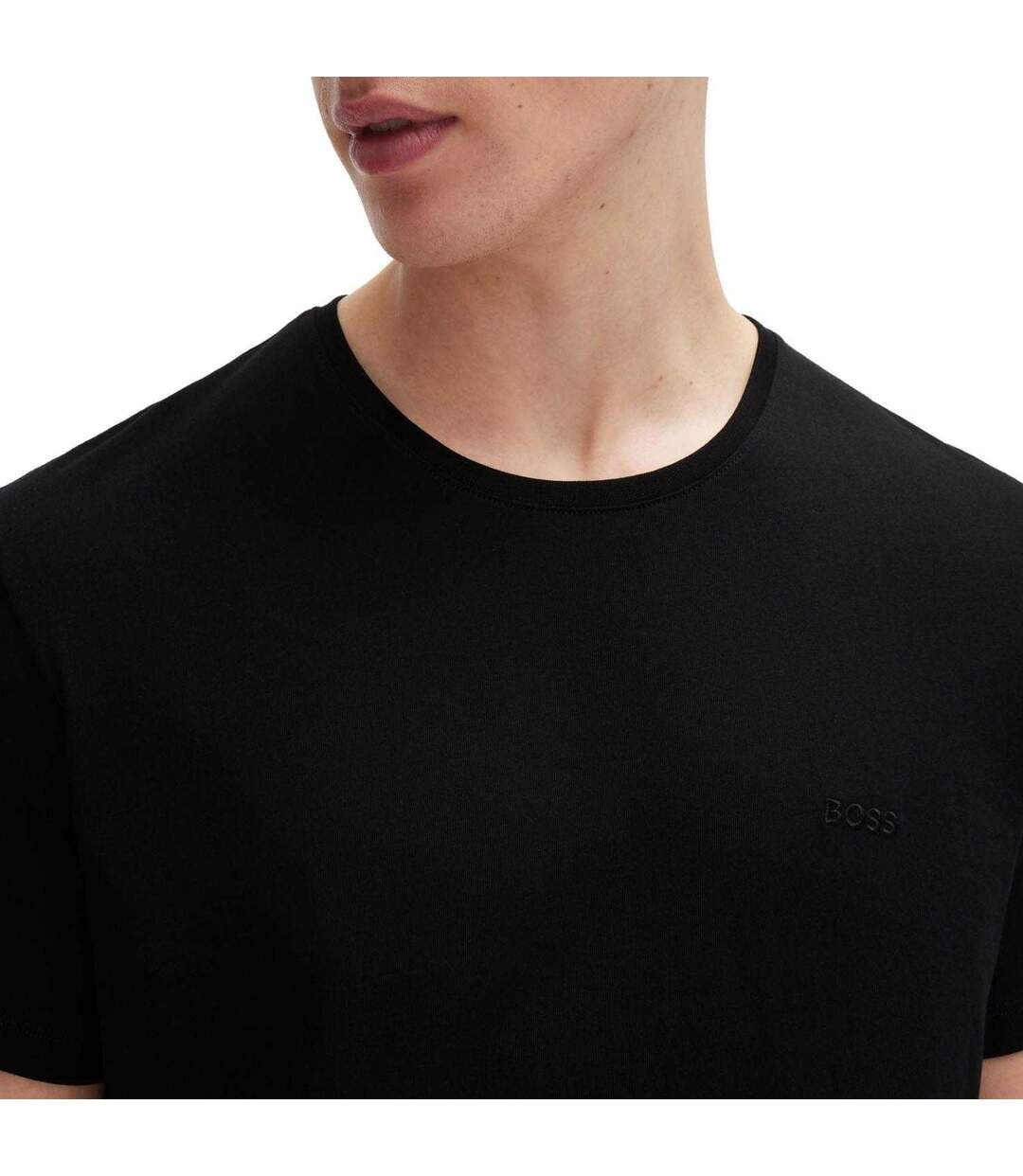 T-shirts Comfort Homme Noir Boss-4