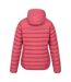 Womens/ladies Faux Fur Lined Padded Jacket Rust Mountain Warehouse-2