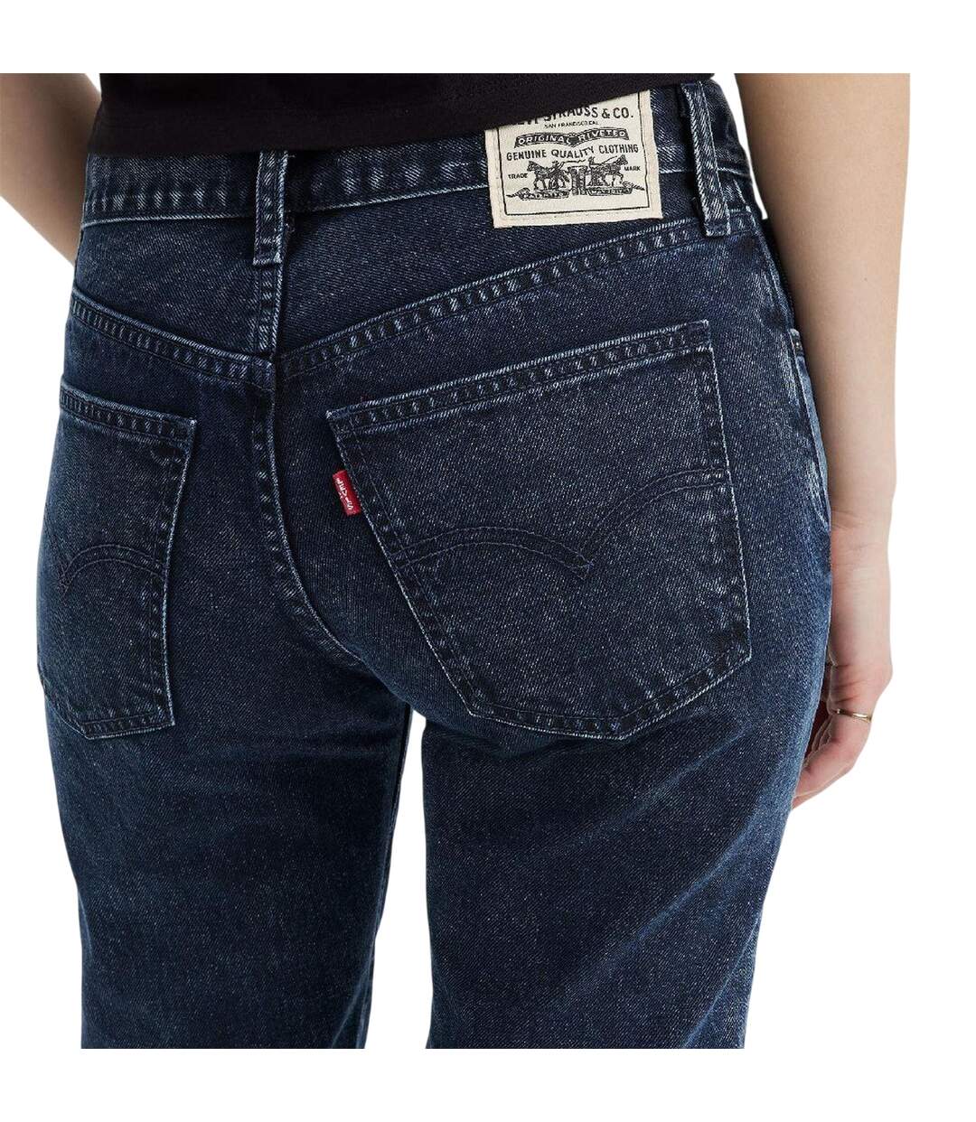 Jean Femme Bleu Marine Levis-4