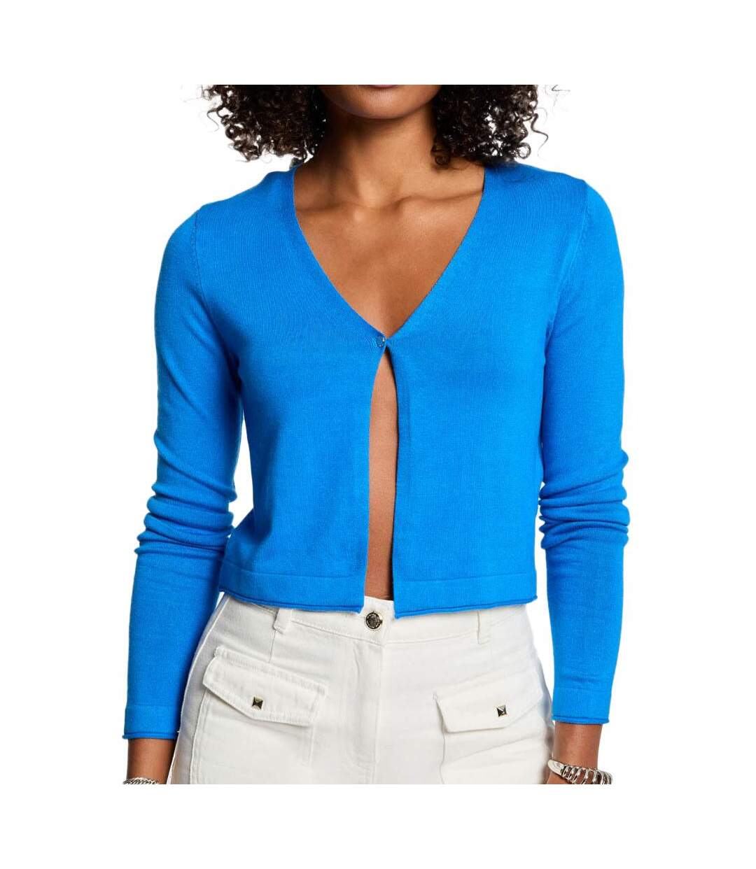 Gilet bleu femme morgan mzina-1