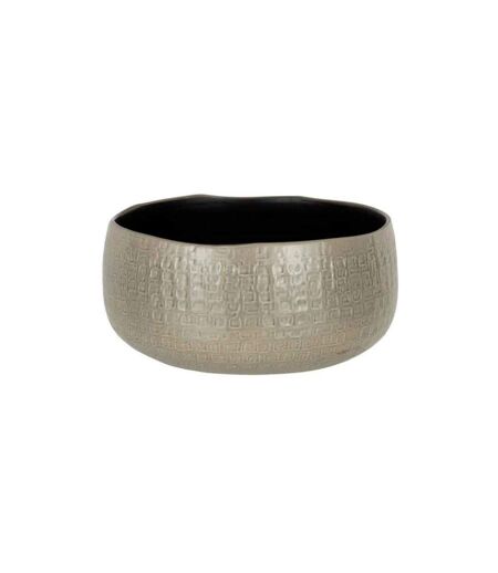 Cache-Pot en Céramique Yuella 33cm Gris Clair