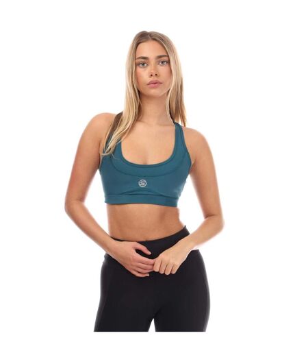 Womens/ladies Series-3 Elite Bra Teal Skins