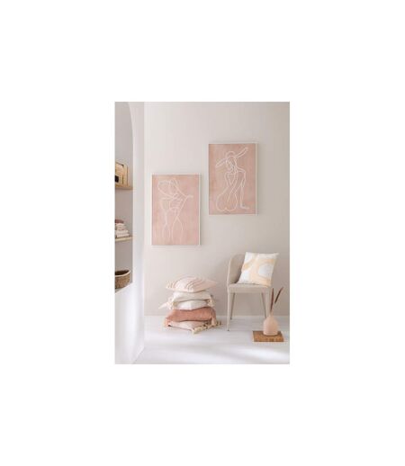 Coussin Déco Cercle Julia 43x43 Beige