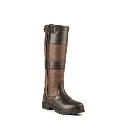 Womens/ladies Bella Ii Nubuck Country Boots Brown Moretta