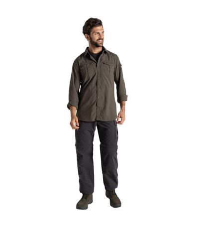 Mens Adventure Iii Nosilife Long-sleeved Shirt Woodland Green Craghoppers