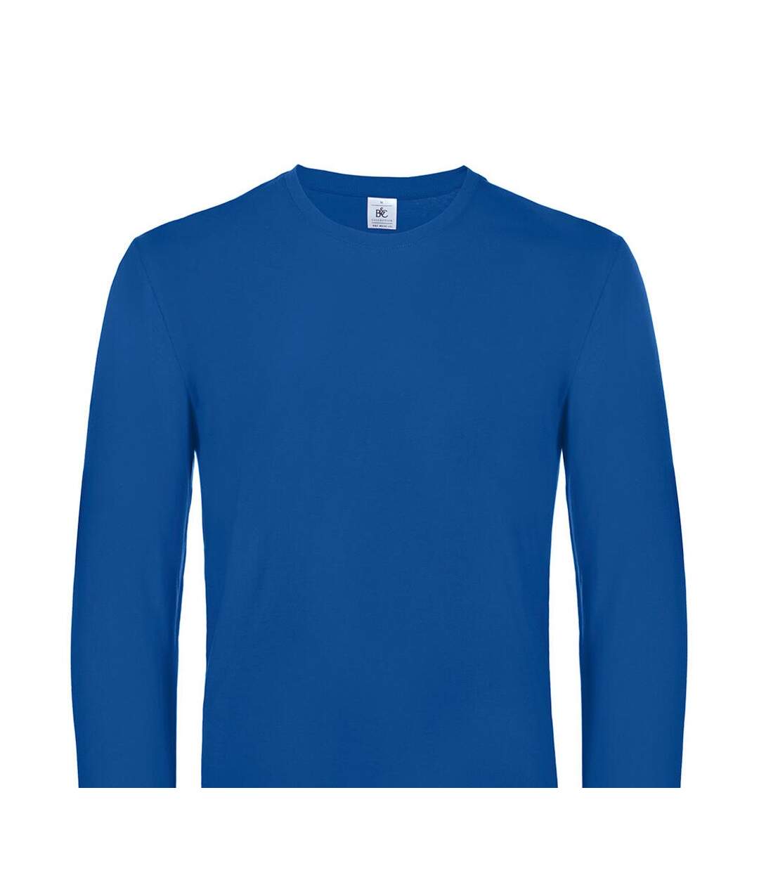 T-shirt Manches Longues #e190 Homme Bleu Roi B&C-2