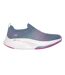 Womens/ladies go walk max walker sally trainers charcoal/purple Skechers