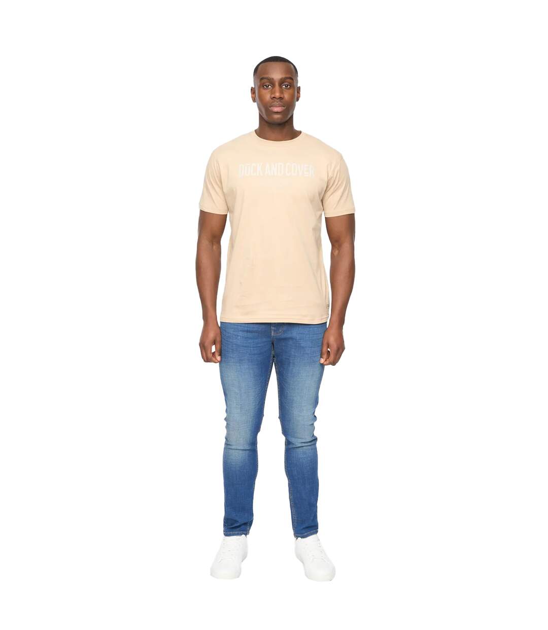 Mens pittifore t-shirt stone Duck and Cover-3