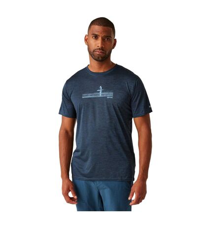 T-shirt Fingal Homme Denim Sombre Chiné Regatta