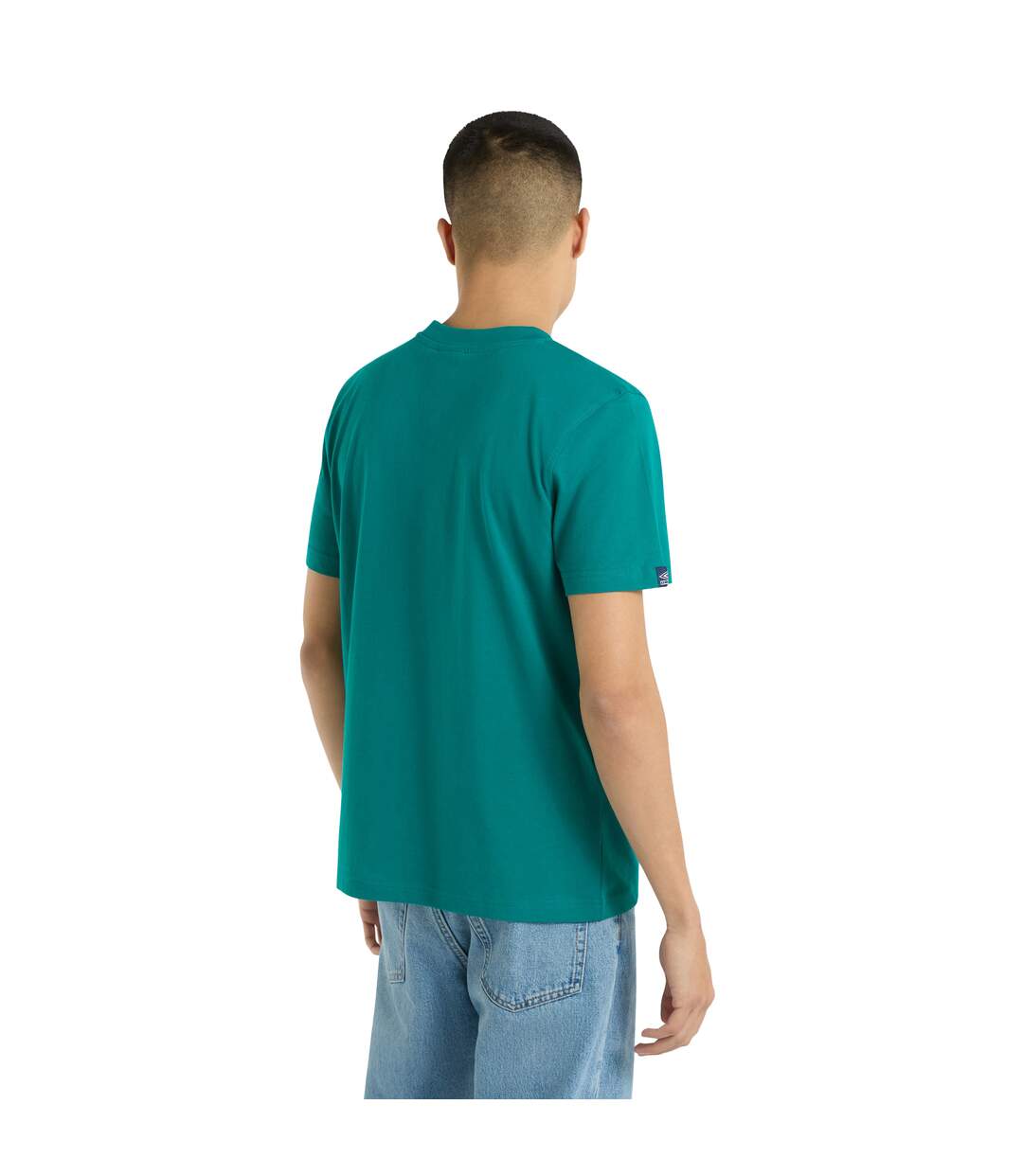Mens Diamond Logo T-shirt Quetzal Green Umbro-3