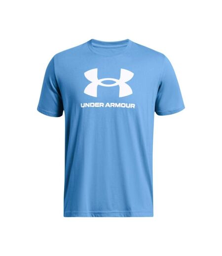 Mens Sportstyle Update Logo T-shirt Blue Under Armour