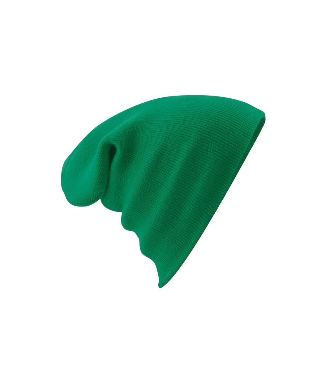 Bonnet à revers mixte vert kelly Beechfield