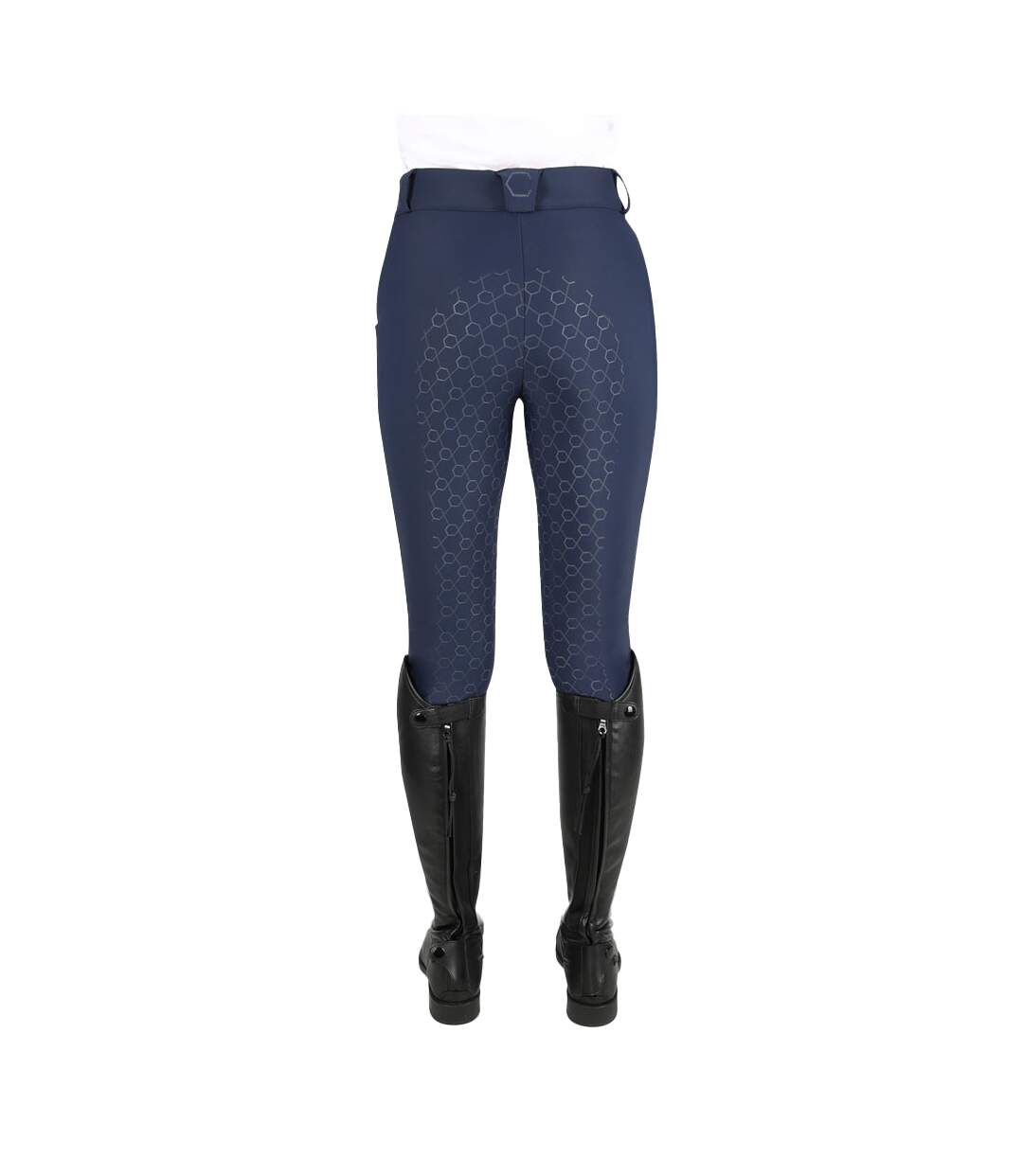 Collant d´équitation femme bleu marine Coldstream-2