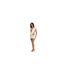 Mini Robe Ruchée Femme Crème Mars The Label-1