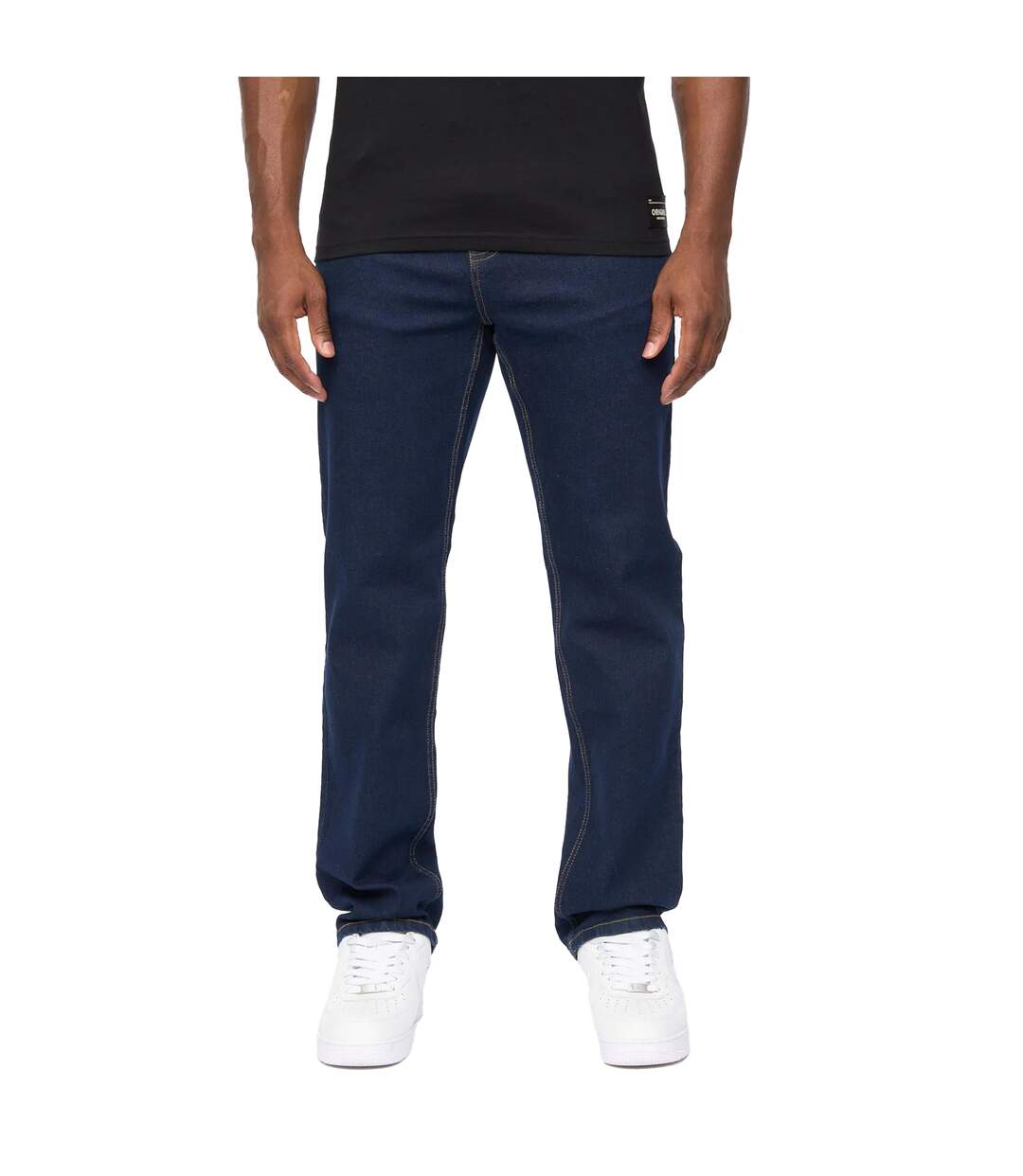 Jean Detendu Homme Lavage À Sec Crosshatch-2
