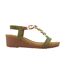Sandales clemont femme vert kaki Lunar-3