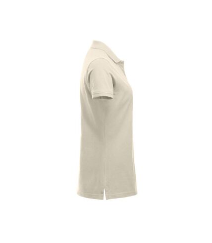 Clique Womens/Ladies Classic Marion Short-Sleeved Polo Shirt (Light Khaki)