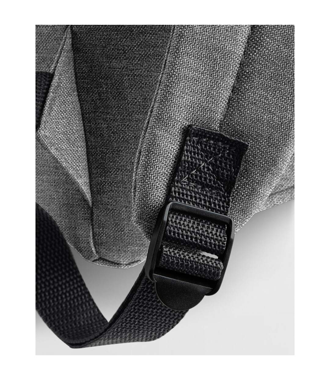 Fashion Backpack / Rucksack 18 Litres One Size Grey Marl Bagbase-3