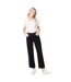 Womens/ladies denim straight leg jeans black Principles