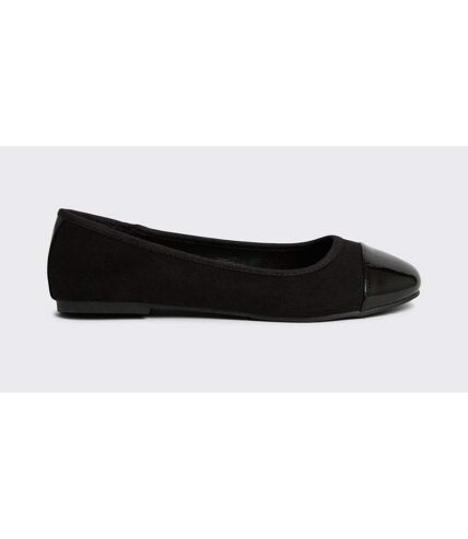 Womens/ladies tilly extra wide pumps black Good For The Sole