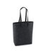 Bagbase Adults Unisex Premium Felt Tote (Charcoal Melange/Black) (One Size) - UTRW7454-1