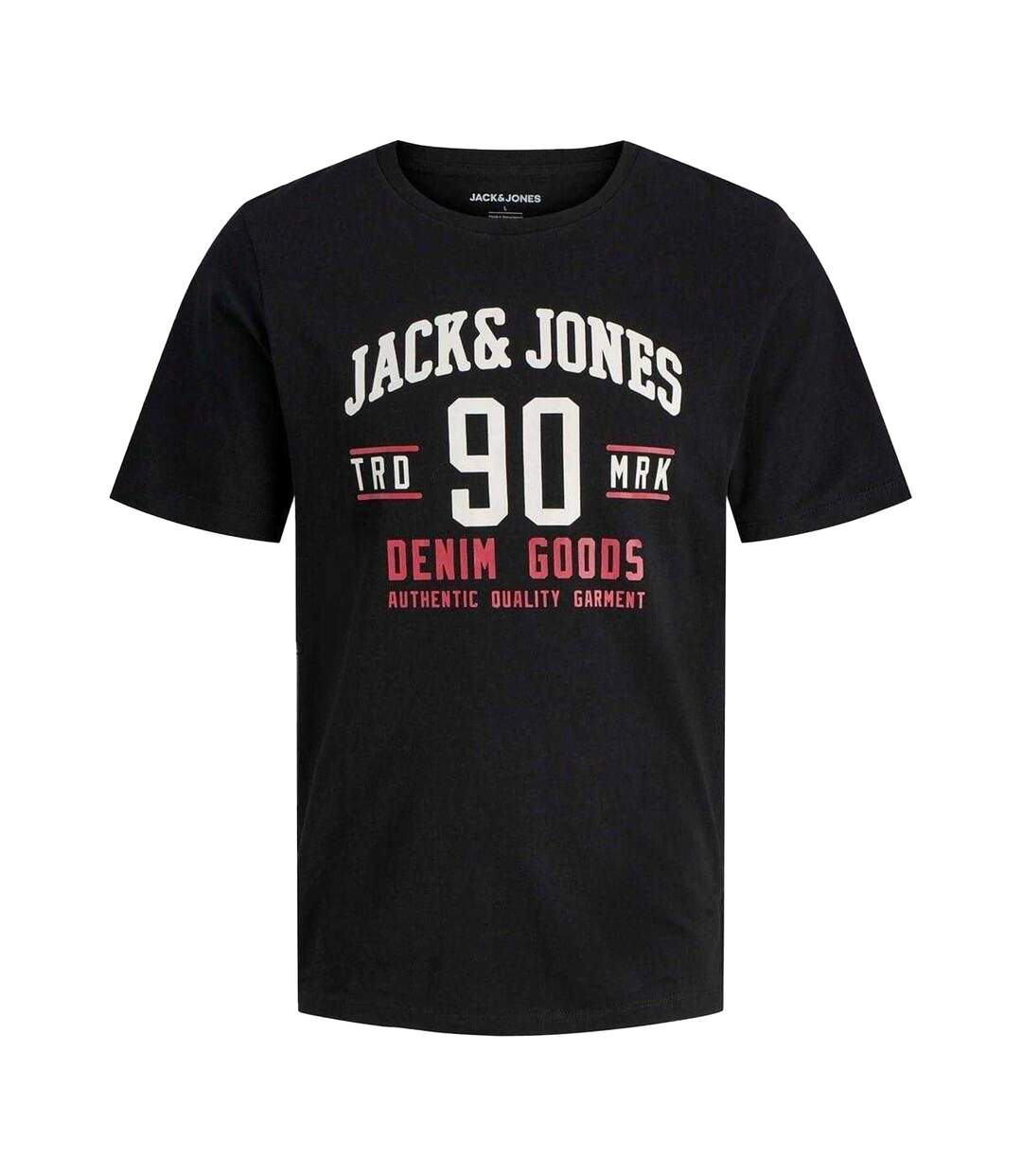 Lot De 3  T-shirts Ethan Homme Noir Blanc Bleu Marine Jack And Jones-3