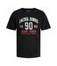 Lot De 3  T-shirts Ethan Homme Noir Blanc Bleu Marine Jack And Jones-3