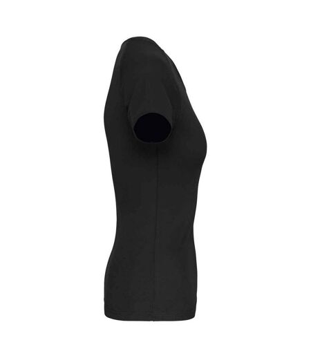 Womens/ladies Performance T-shirt Black Proact