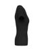 Womens/ladies Performance T-shirt Black Proact-3