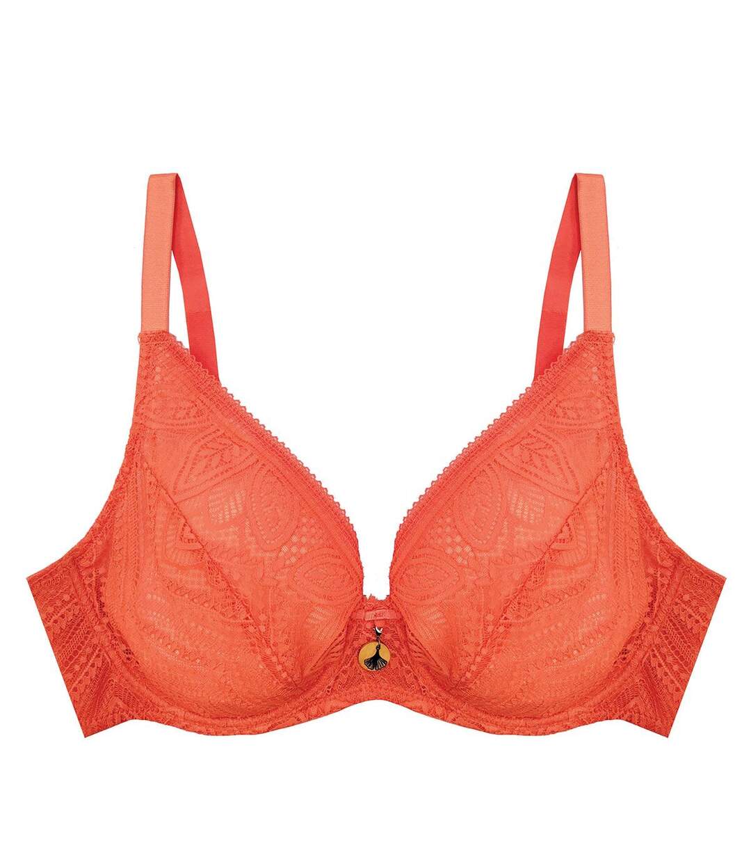 Soutien-gorge à armatures grand maintien orange Etoile