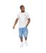 T-shirt Labstock Homme Bleu Crosshatch-4