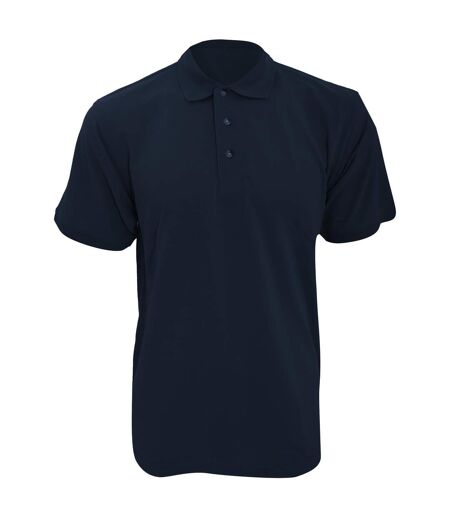 Polo À Manches Courtes Homme Bleu Marine Kustom Kit