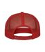 Casquette trucker adulte rouge / blanc Flexfit-2