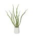 Plante Artificielle en Pot Grasse 92cm Vert-1