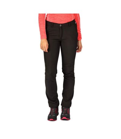 Regatta Great Outdoors Womens/Ladies Fenton Softshell Walking Trousers (Black) - UTRG2198