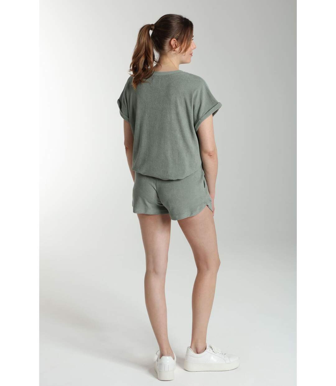 Ensemble tee shirt et short molleton femme Dilly Bis  | Gerard Pasquier-3