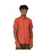 Regatta Mens Kalambo VII Quick Dry Short-Sleeved Shirt (Rusty Orange) - UTRG8840
