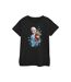 Disney Femme/Ladies Frozen Elsa and Anna Sisters Cotton T-Shirt (Noir) - UTBI48120-1